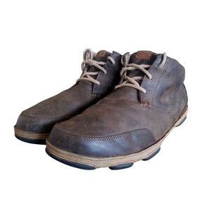 Olukai Men's Chukka Boots Kamuela Brown Leather‎ Shoe Men's Size 13